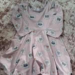 Okie and Lou Pink Floral Dress